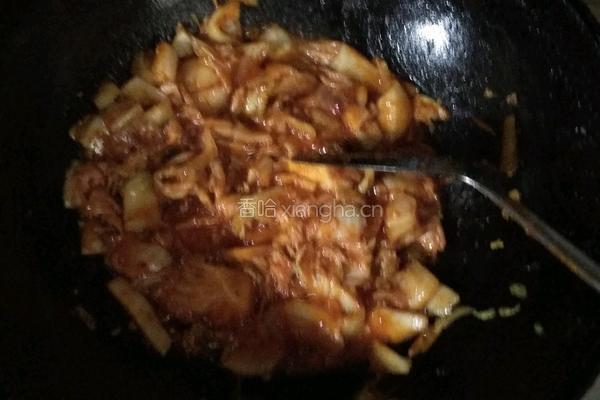 辣白菜汤的做法图解5
