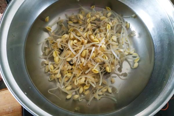 凉拌黄豆芽的做法图解1