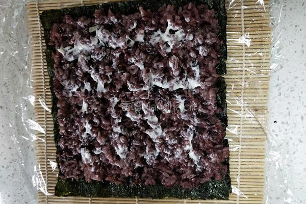肉松血糯米寿司的做法图解3