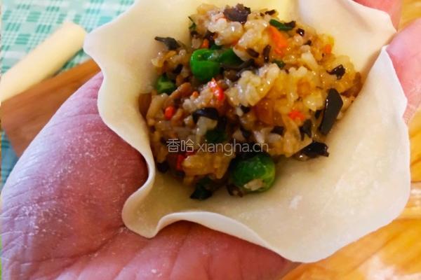 糯米馅儿烧麦的做法图解19