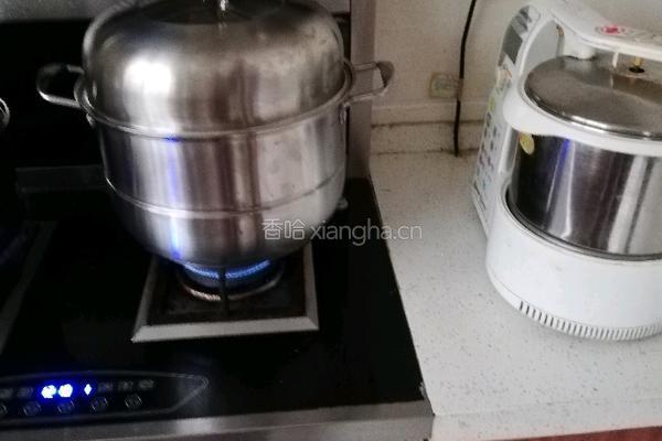南瓜花卷馒头的做法图解6