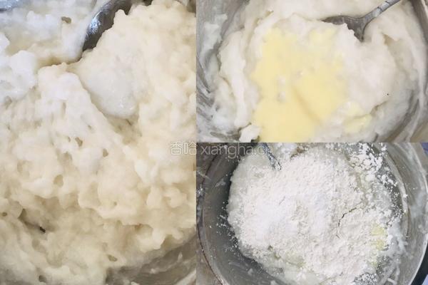 吉祥如意小点——玫瑰豆沙山药糕的做法图解4