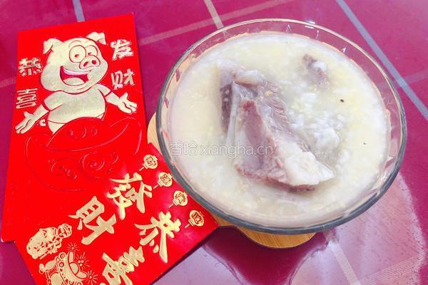 婴儿辅食之玉米糁排骨粥的做法图解7