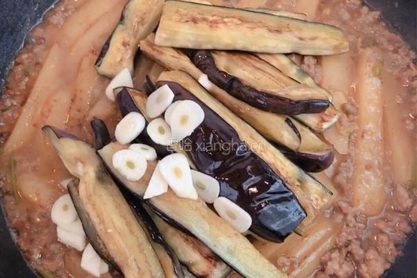 香煎肉末酱烧茄子的做法图解11