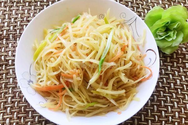 酸辣土豆丝的做法图解9
