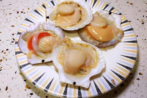 蒜蓉粉丝蒸扇贝的做法图解1