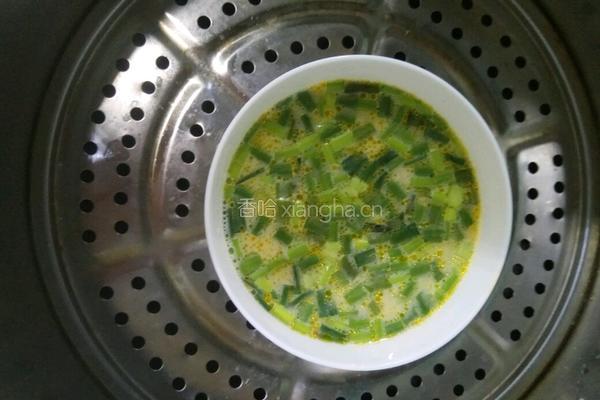 葱花蛋羹的做法图解8