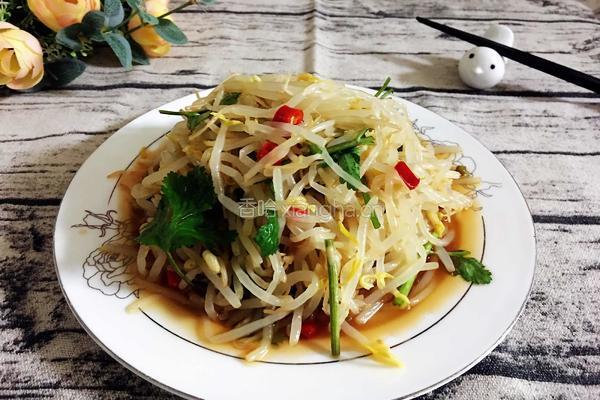 凉拌绿豆芽的做法图解8