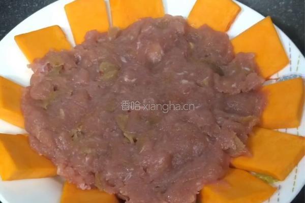 正月十五闹元宵－南瓜蒸肉饼的做法图解9