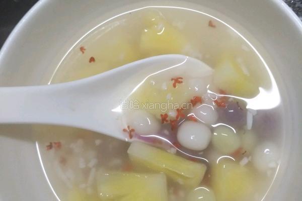 桂花菠萝小元宵的做法图解6