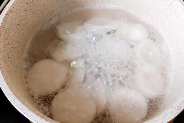 红豆沙汤圆的做法图解4