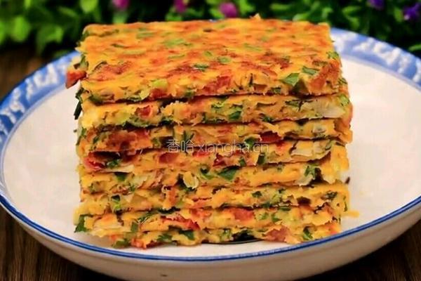 玉米面菜饼的做法图解16
