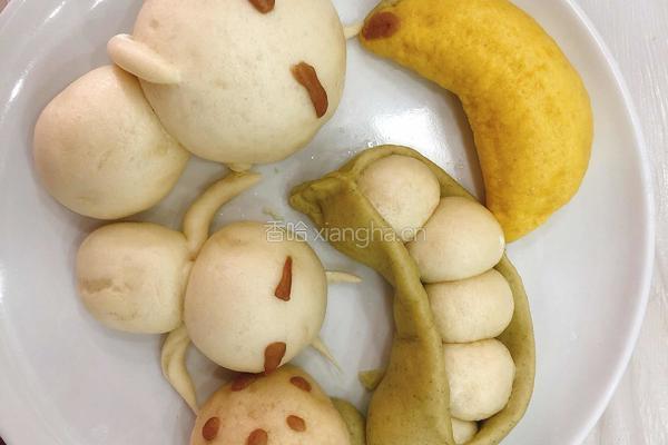 彩色馒头的做法图解9