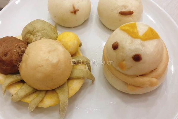 彩色馒头的做法图解10