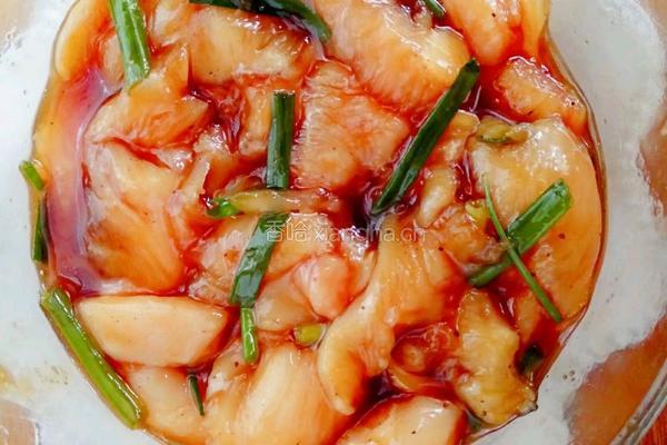 平底锅版彩椒鸡肉串的做法图解4