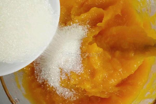 雪花南瓜饼的做法图解4