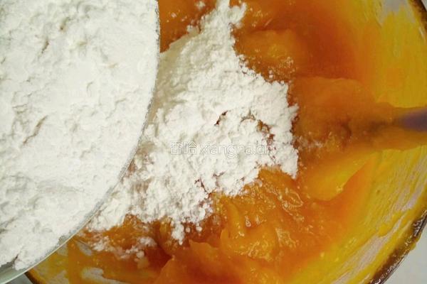 雪花南瓜饼的做法图解5