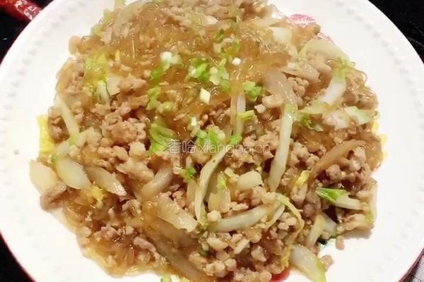 （正月十五闹元宵）肉末炒粉丝的做法图解13
