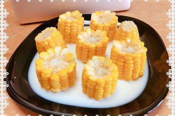 香浓牛奶玉米的做法图解8