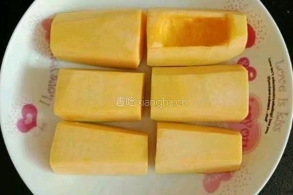 南瓜酿肉的做法图解2
