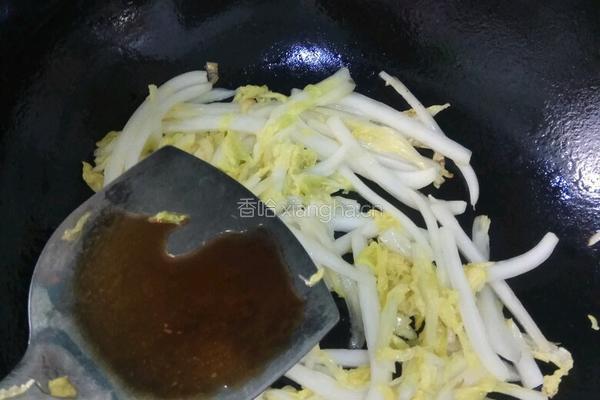 素炒娃娃菜的做法图解5