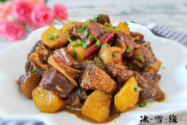 大鹅炖土豆的做法图解10