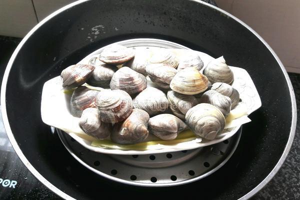 清蒸文蛤的做法图解4