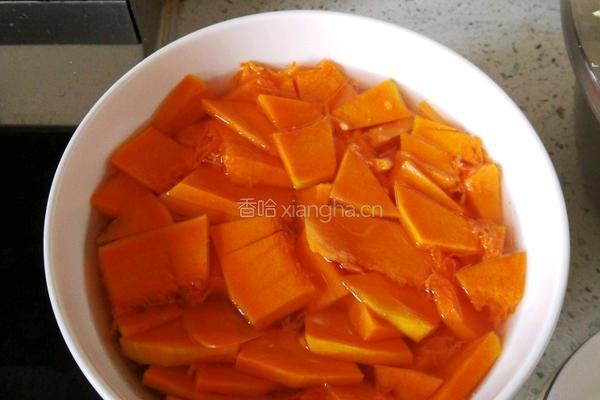 豆浆机版小米南瓜粥的做法图解3
