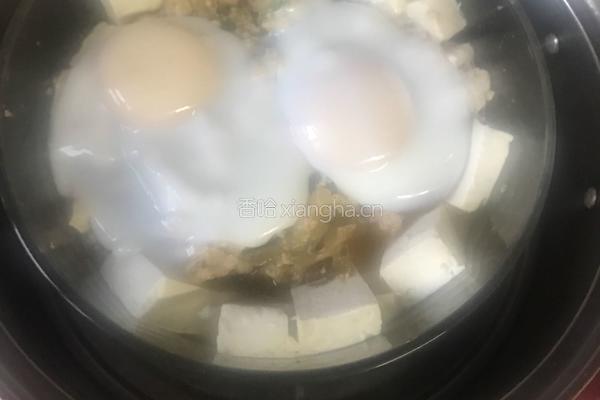 豆腐蒸肉末鸡蛋的做法图解6