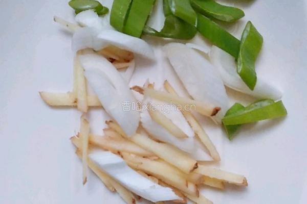 干煸蛋白肉的做法图解3
