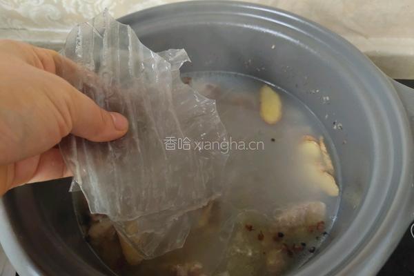 粉皮炖鸡的做法图解8