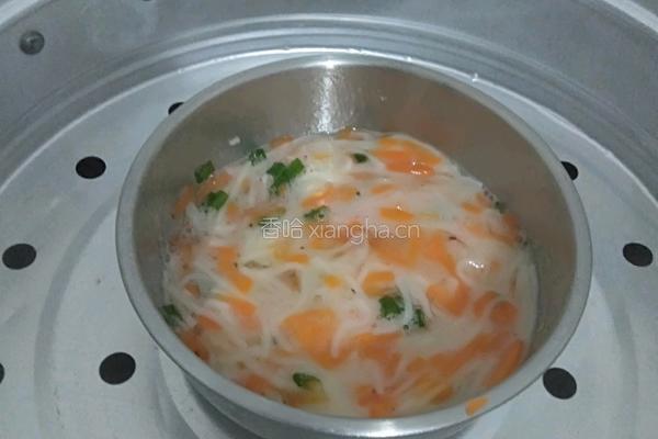 鸡蛋面条胡萝卜小方的做法图解5