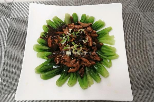 香菇油菜的做法图解6