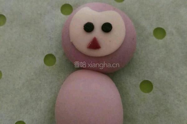 可爱精灵小馒头的做法图解6