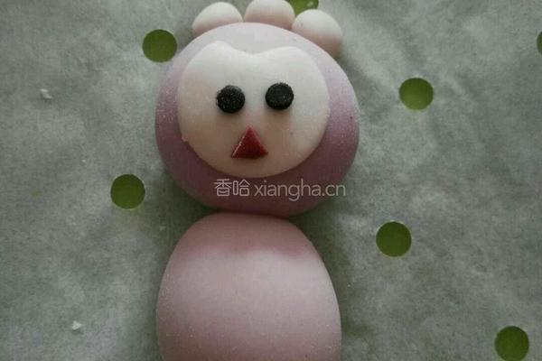 可爱精灵小馒头的做法图解7
