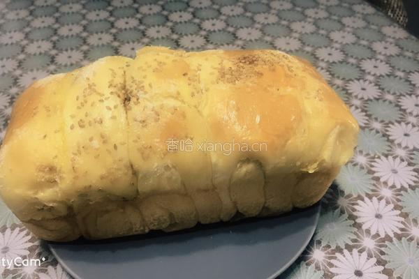 椰蓉葡萄干吐司的做法图解3