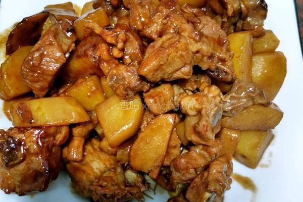 土豆烧排骨的做法图解16