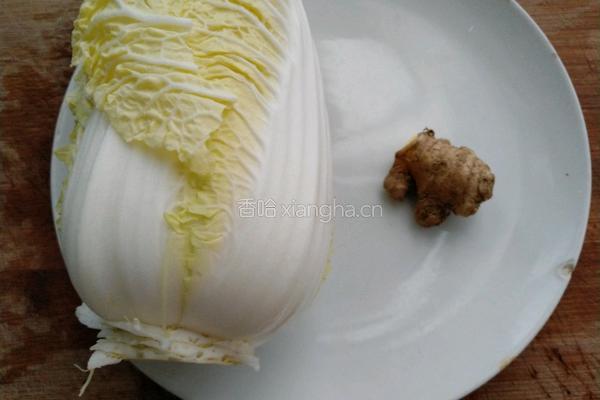 姜汁娃娃菜的做法图解1