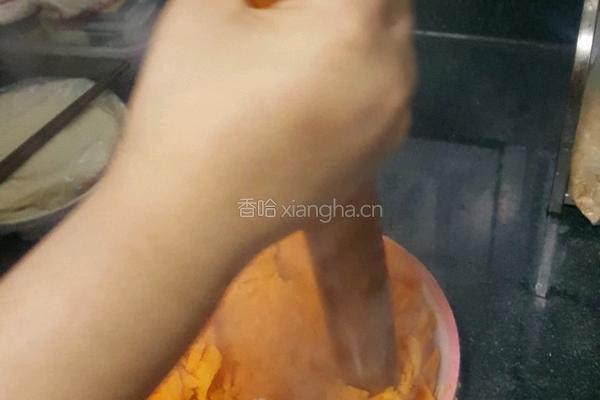 红薯馅饼的做法图解4
