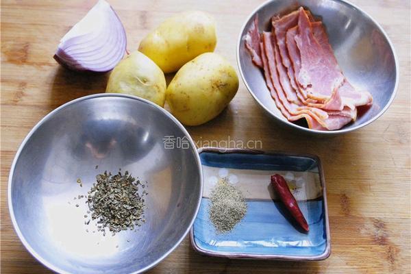 香草培根薯角的做法图解1