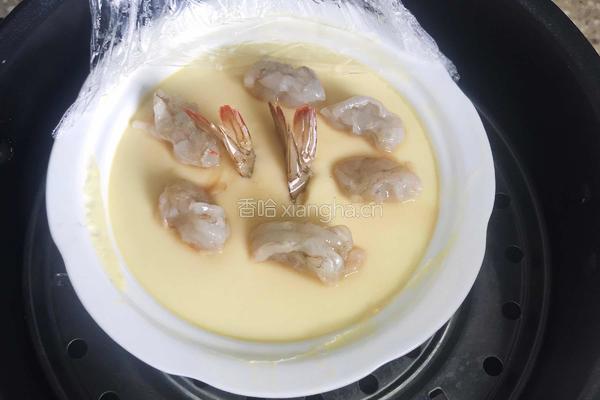 虾仁鸡蛋羹的做法图解7
