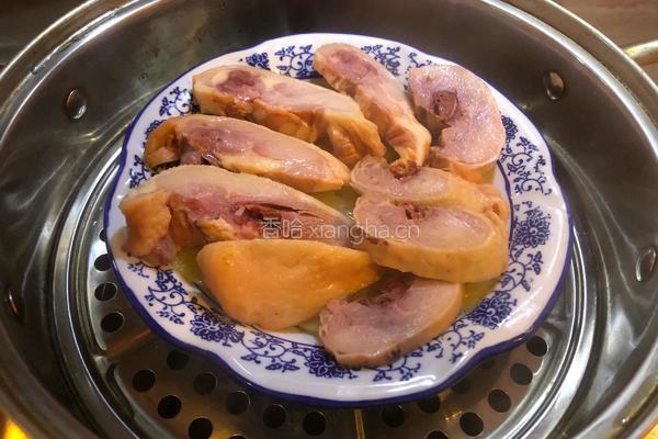 土豆蒸腊鸡腿的做法图解7