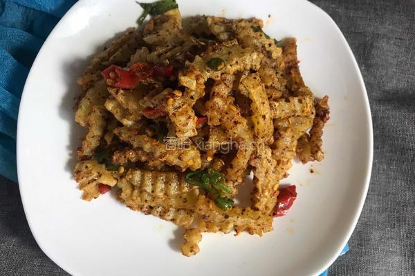 香辣狼牙土豆条的做法图解10