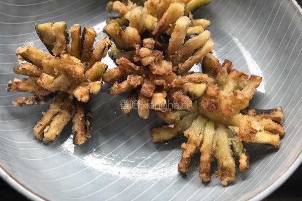 菊花茄子的做法图解8