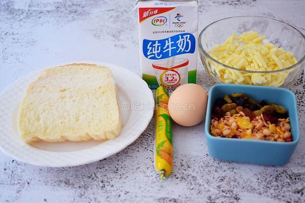 芝士焗吐司的做法图解1