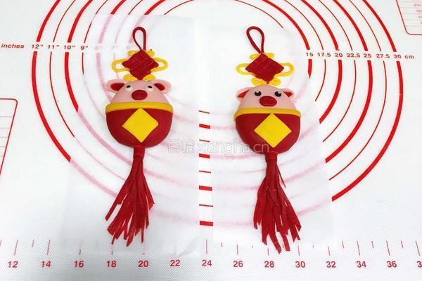 小福猪中国结馒头的做法图解20