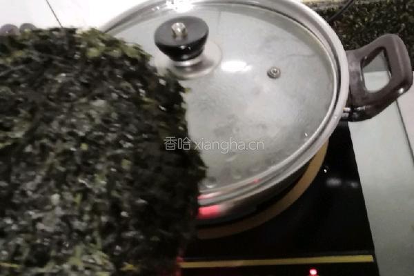 紫菜牡蛎汤的做法图解3
