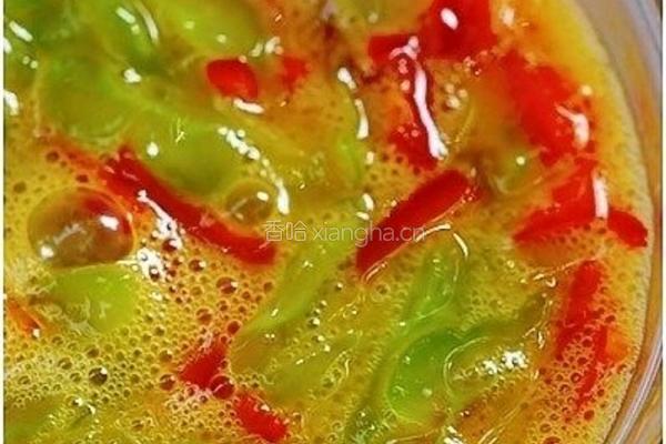 苦瓜煎蛋的做法图解4
