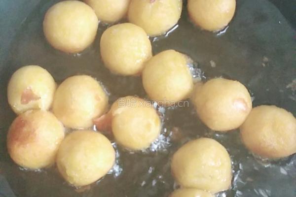 豆沙馅红薯球的做法图解10