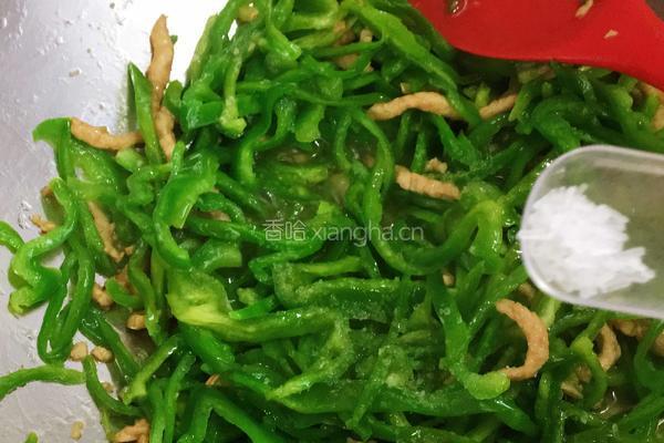 秘方肉丝炒螺丝椒的做法图解6